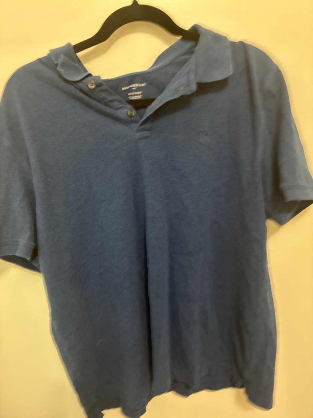 Abercrombie & Fitch Men's Blue Polo Shirt